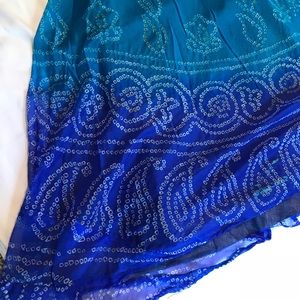 Beautiful turquoise gown